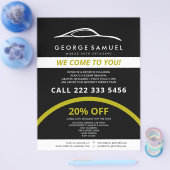 Kundenspezifische Reparatur und modernes Auto im D Flyer (Einzeln)