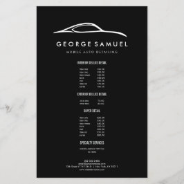 Kundenspezifische Reparatur und modernes Auto im D Flyer