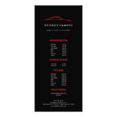 Kundenspezifische Reparatur und modernes Auto im D Werbekarte (Vorne)