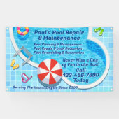 Kundenspezifische Reparatur von Pool-Wartungen Banner (Horizontal)