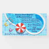 Kundenspezifische Reparatur von Pool-Wartungen Banner (Horizontal)