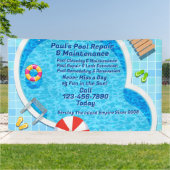 Kundenspezifische Reparatur von Pool-Wartungen Banner (Außenbereich)