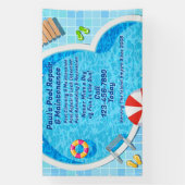 Kundenspezifische Reparatur von Pool-Wartungen Banner (Vertikal)