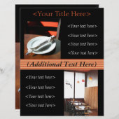 Kundenspezifische Restaurantwerbung / Flyer von Sp (Vorne/Hinten)