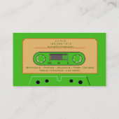 Kundenspezifische Retro Kassette DJ-Visitenkarten Visitenkarte (Rückseite)