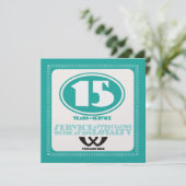 Kundenspezifische Retroaktion für 15 Jahre Mitarbe (Stehend Vorderseite)