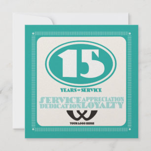 Kundenspezifische Retroaktion für 15 Jahre Mitarbe