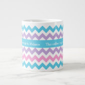 Kundenspezifische riesige Kaffee-Tasse, Jumbo-Tasse (Vorderseite)