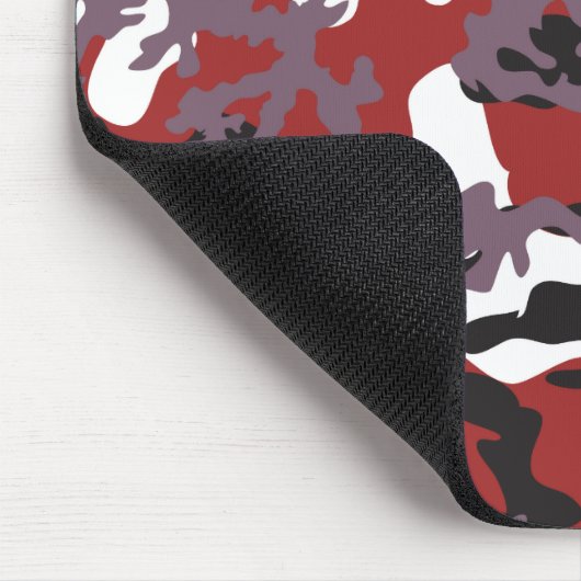 Kundenspezifische rote Camouflage Mousepad (Ecke)