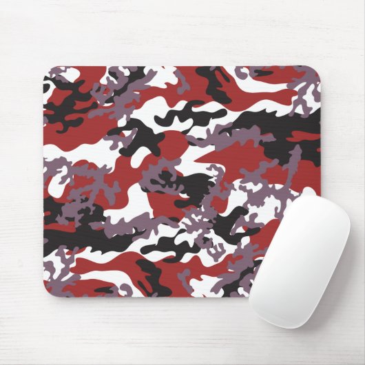 Kundenspezifische rote Camouflage Mousepad (Mit Mouse)