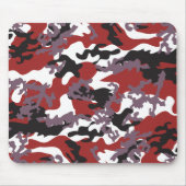 Kundenspezifische rote Camouflage Mousepad (Vorne)