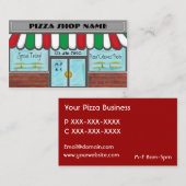 Kundenspezifische rote weiße grüne visitenkarte (Vorne/Hinten)