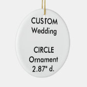 Kundenspezifische RUNDE Keramik-hängende Keramikornament (Rechts)