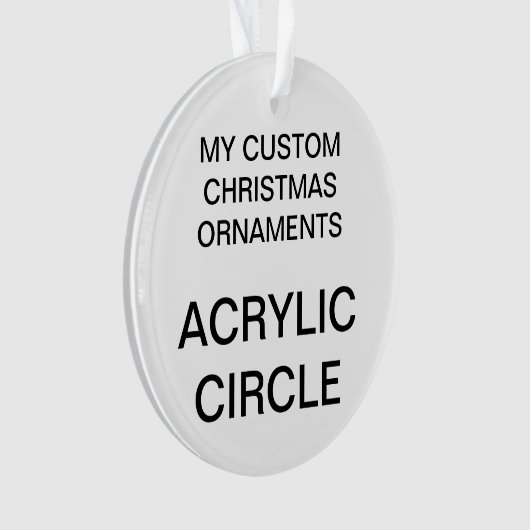 Kundenspezifische RUNDE Ornament (Vorderseite)