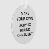 Kundenspezifische RUNDE Ornament (Vorderseite)