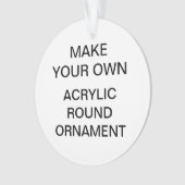 Kundenspezifische RUNDE Ornament (Vorderseite)