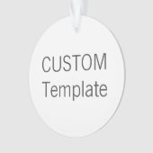 Kundenspezifische RUNDE Ornament (Vorderseite)