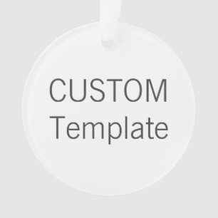 Kundenspezifische RUNDE Ornament