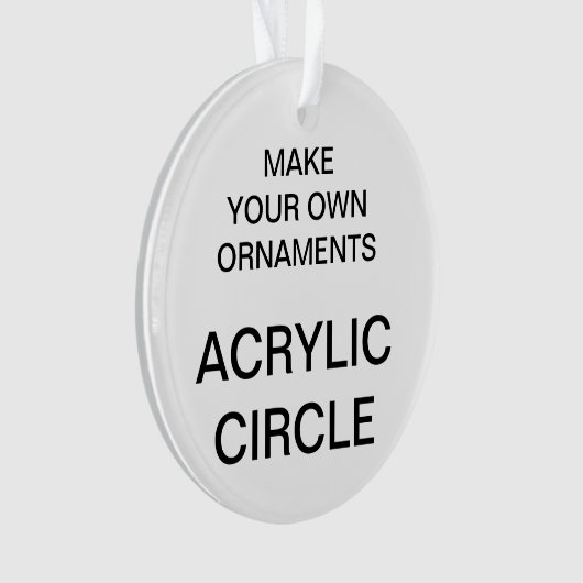 Kundenspezifische RUNDE Ornament (Vorderseite)