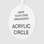 Kundenspezifische RUNDE Ornament (Vorderseite)