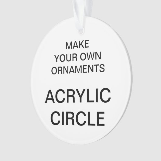 Kundenspezifische RUNDE Ornament (Vorderseite)