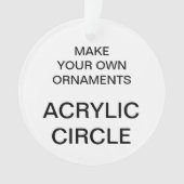 Kundenspezifische RUNDE Ornament (Vorderseite)
