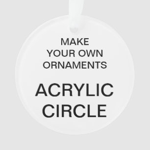 Kundenspezifische RUNDE Ornament