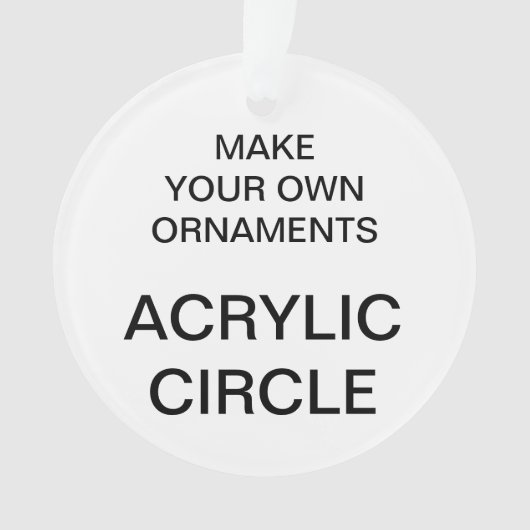 Kundenspezifische RUNDE Ornament (Vorderseite)