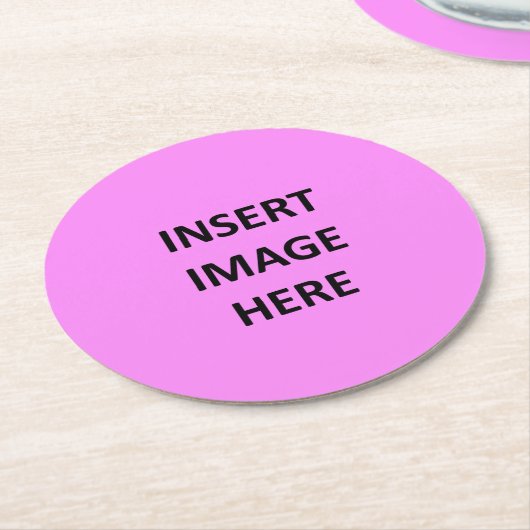 Kundenspezifische runde runder pappuntersetzer (Angewinkelt)