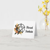 Kundenspezifische Sahmain-Grußkarte Karte (Gelbe Blume)