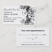 Kundenspezifische Salon-oder Terminkarte (Vorne/Hinten)