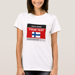 Kundenspezifische Schellfisch-Zahl T-Shirt