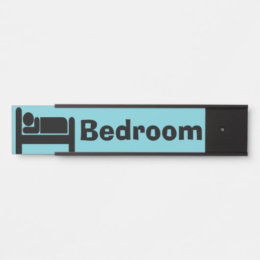 Kundenspezifische Schlafzimmer-Tür-Namen-Plakette Türschild (Vorderseite )