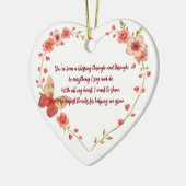 Kundenspezifische Schmetterlinge & Herzmentor für Keramik Ornament (Links)