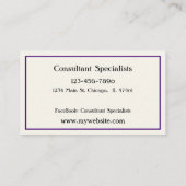 Kundenspezifische Schmetterlingskarten für Hübsche Visitenkarte (Rückseite)