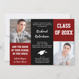 Kundenspezifische Schule färbt Einladung