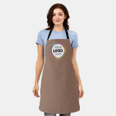 Kundenspezifische Schürze mit Logo - Marken-Hospit (Getragen)