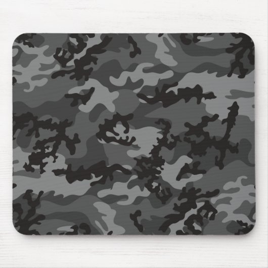 Kundenspezifische schwarze Camouflage Mousepad (Vorne)