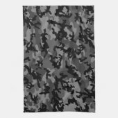 Kundenspezifische schwarze handtuch (Vertikal)