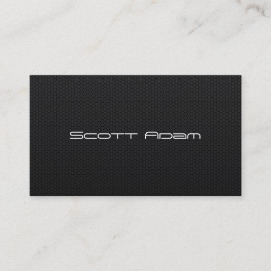 Kundenspezifische sechseckige visitenkarte (Vorderseite)