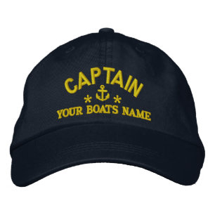Kundenspezifische Segelbootkapitäne Bestickte Baseballkappe