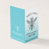 Kundenspezifische selbst gemachte Honig-Haselnuss Visitenkarten (Vorderseite)