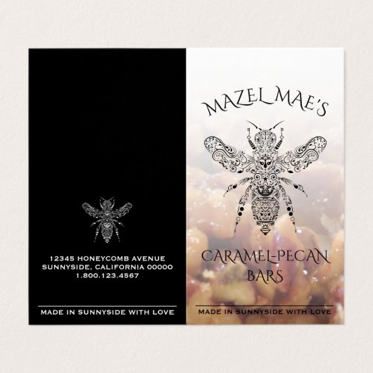 Kundenspezifische selbst gemachte visitenkarten (Außenseite Aufgefaltet)