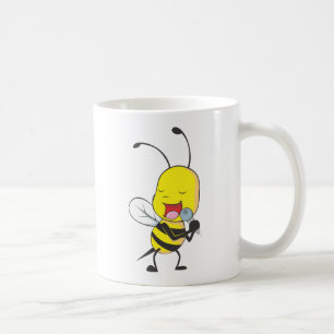 Kundenspezifische Shirts: Gesang-Bienen-Shirts Kaffeetasse