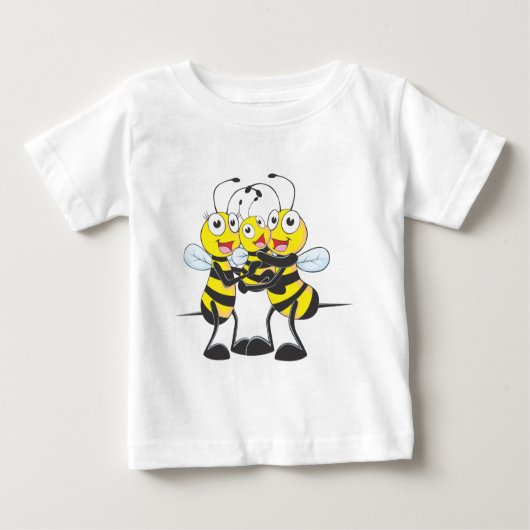 Kundenspezifische Shirts: Glückliche Baby T-shirt (Vorderseite)