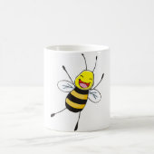 Kundenspezifische Shirts: Glückliche Bienen-Shirts Kaffeetasse (Mittel)