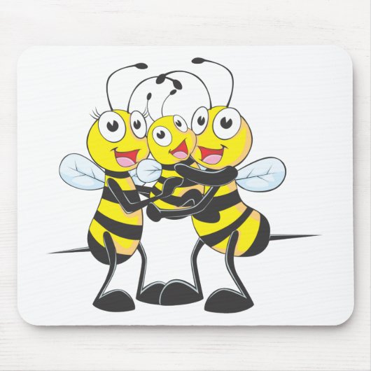 Kundenspezifische Shirts: Glückliche Mousepad (Vorne)