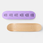 Kundenspezifische Skateboard-Plattform-Schablone, Skateboard (Horizontal)
