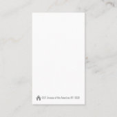 Kundenspezifische Sozialmediumikonen Visitenkarte (Rückseite)