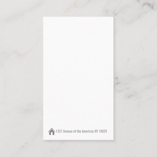 Kundenspezifische Sozialmediumikonen Visitenkarte (Rückseite)